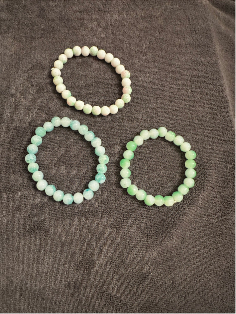 Unbranded Beaded Bracelet Trio Multi-color Set 13